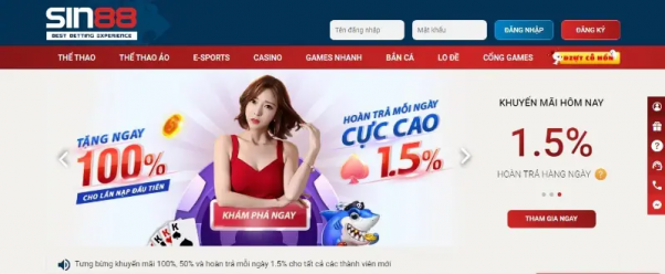 Hướng dẫn chơi Casino Online Sin88 chi tiết