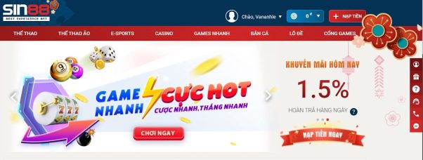 Nổ hũ tại Sin88: Sân chơi Slot đỉnh cao nhất hiện nay